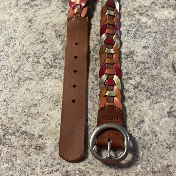 Fossil leather belt, Size S - Picture 11 of 12